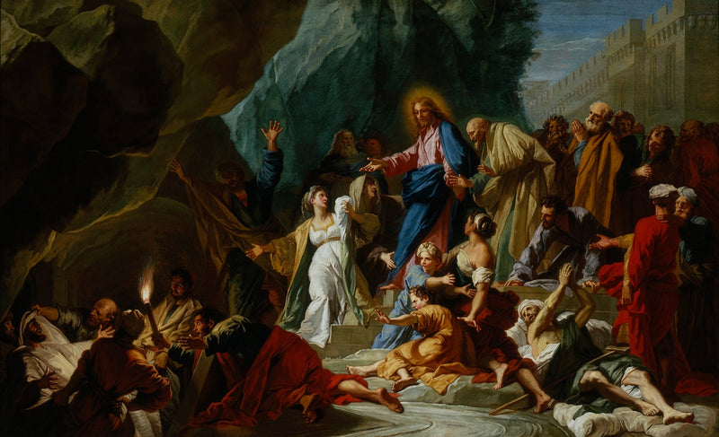 The Resurrection of Lazarus - Jean-Baptiste Jouvenet