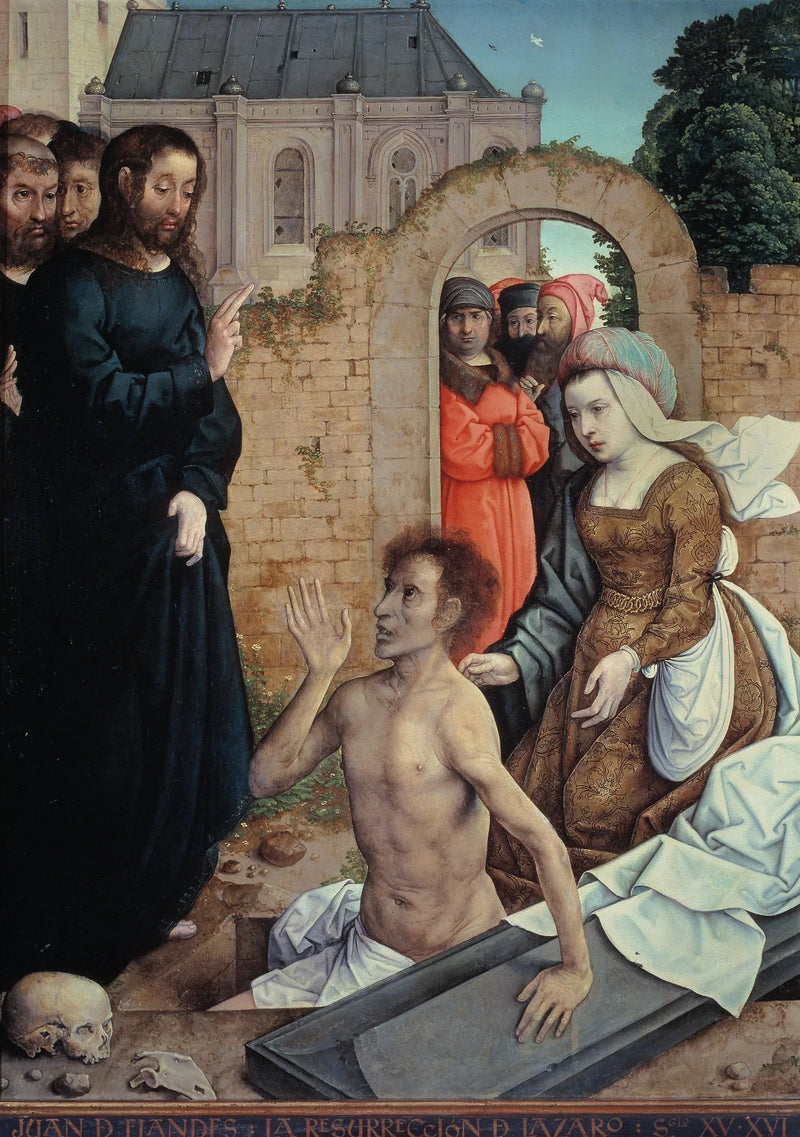 The Resurrection of Lazarus - Juan de Flandes