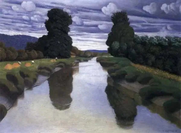 The Risle near Berville - Félix Vallotton
