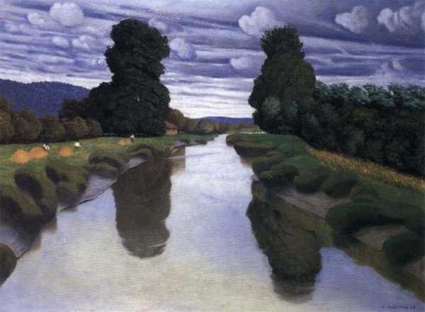 The Risle near Berville - Félix Vallotton