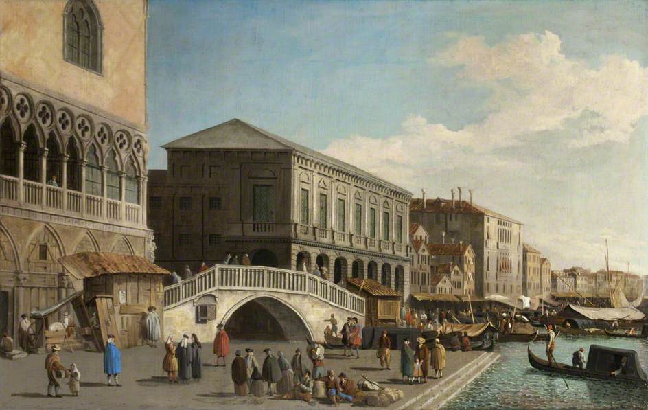 La Riva degli Schiavoni, Venice - Canaletto