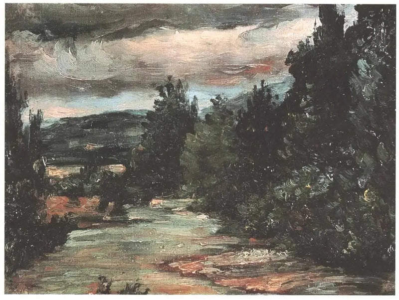 The River in the Plain - Paul Cézanne