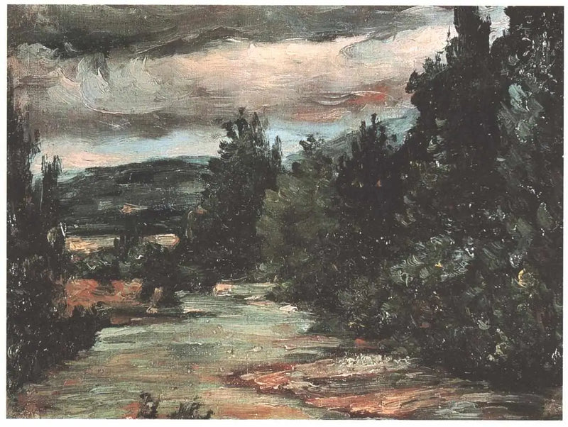 The River in the Plain - Paul Cézanne