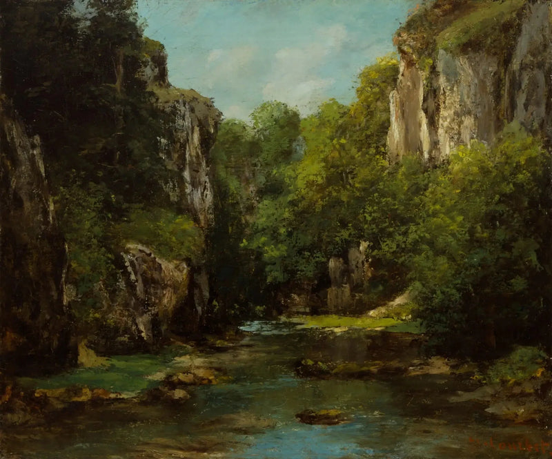 The River of the Black Wells - Gustave Courbet
