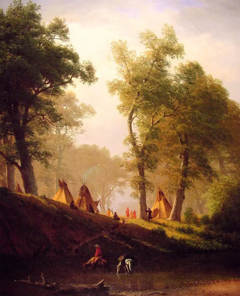 The River of the Wolf - Albert Bierstadt