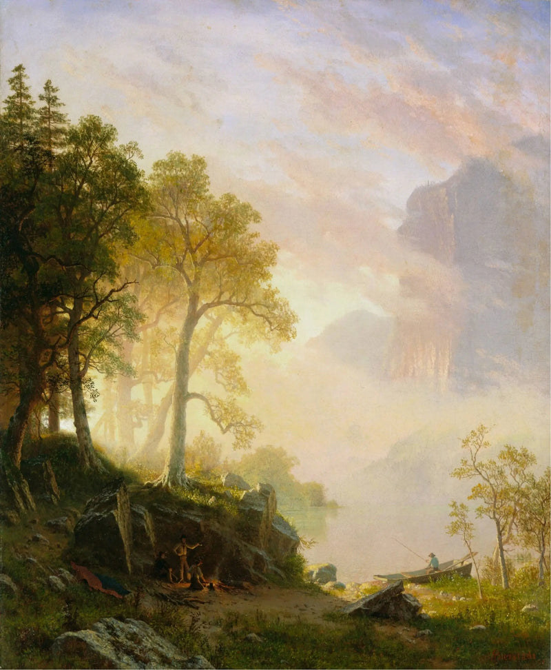 The Merced River at Yosemite - Albert Bierstadt
