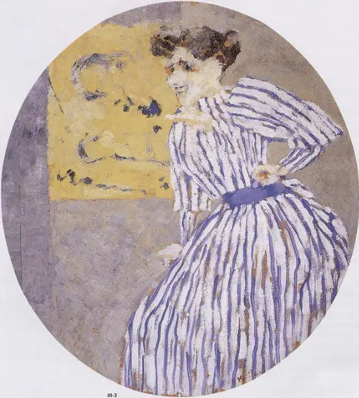The striped dress - Édouard Vuillard