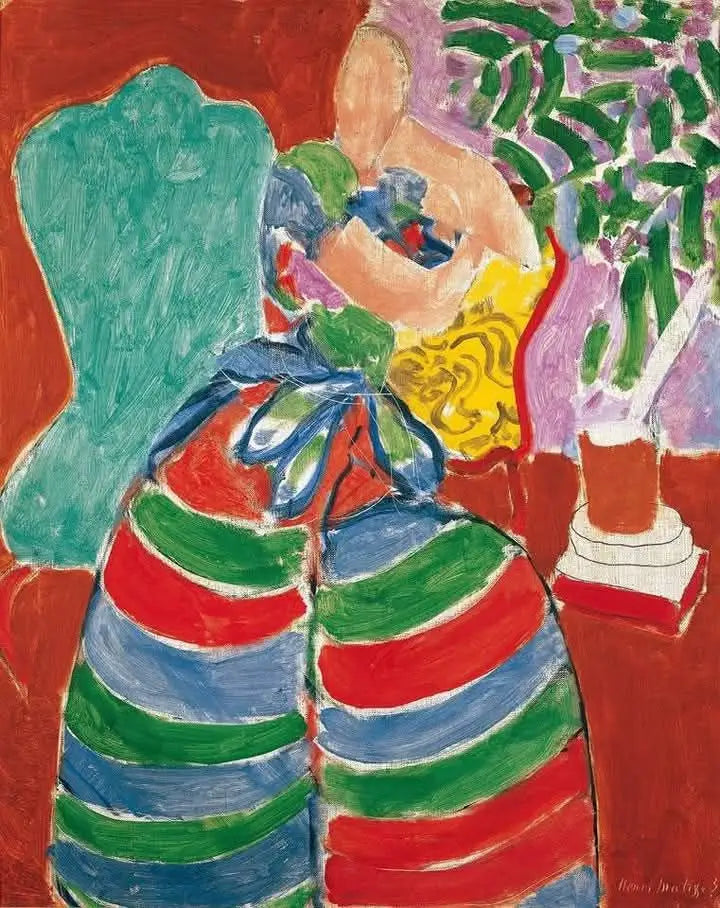 The Striped Dress - Henri Matisse