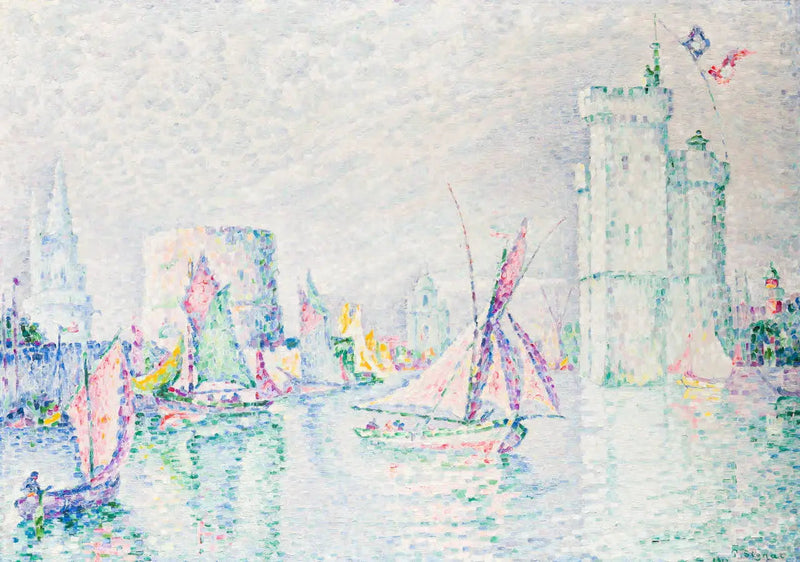 La Rochelle, leaving the port - Paul Signac