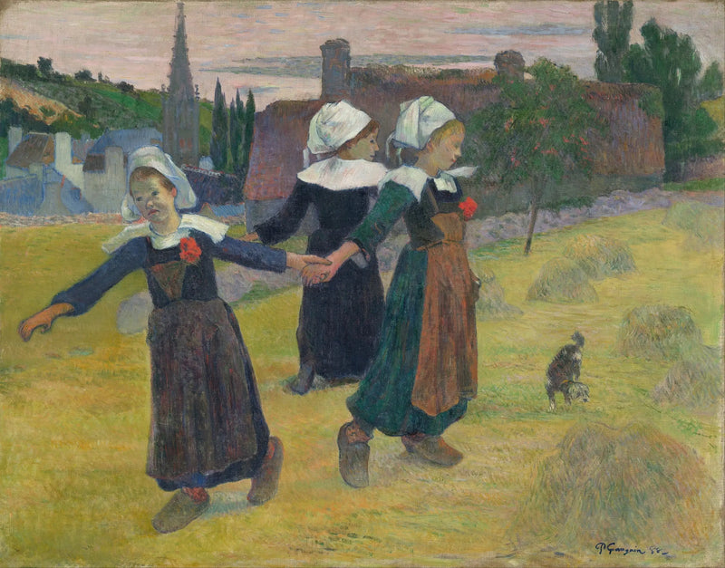 The Round of the Little Bretonnes - Paul Gauguin