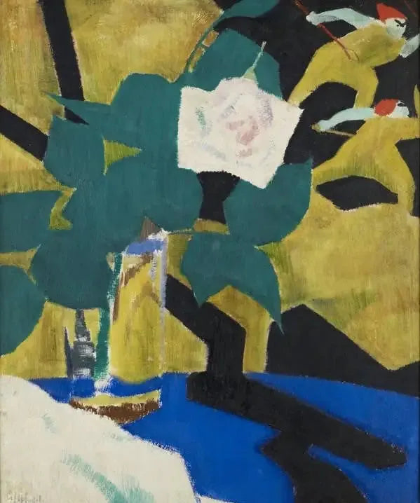The Rose and the Lacquered Screen - Francis Cadell