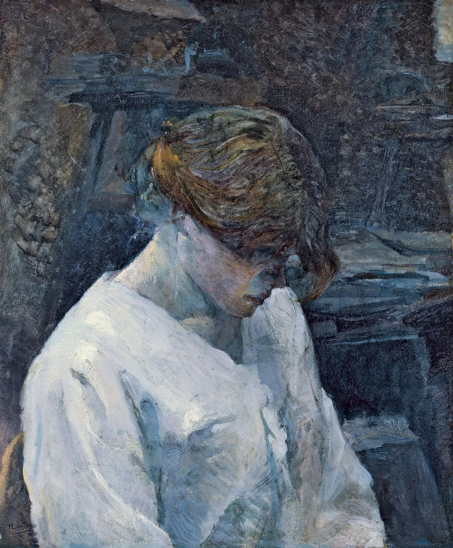 The Redhead in a White Blouse - Henri de Toulouse-Lautrec