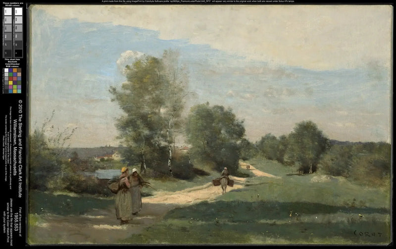 The Road by the Water - Jean-Baptiste Camille Corot