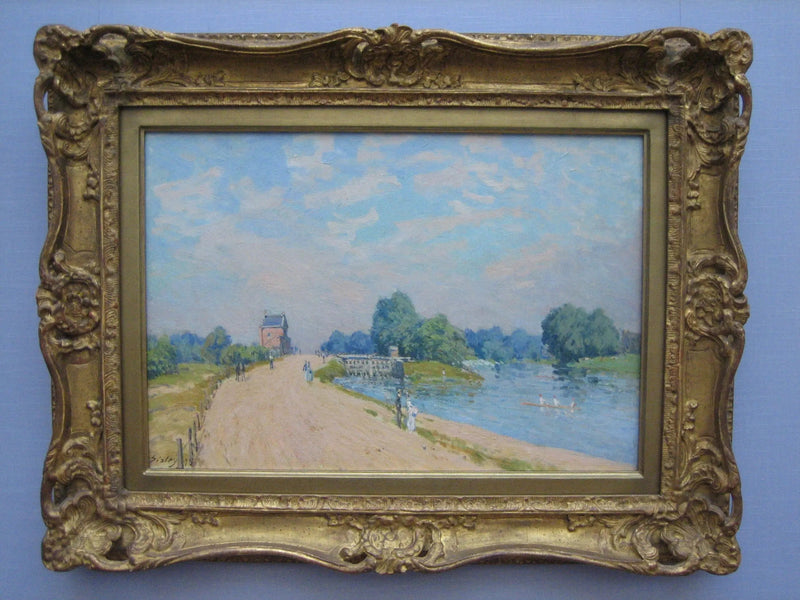 The Road from Hampton Court to Molesey - Alfred Sisley