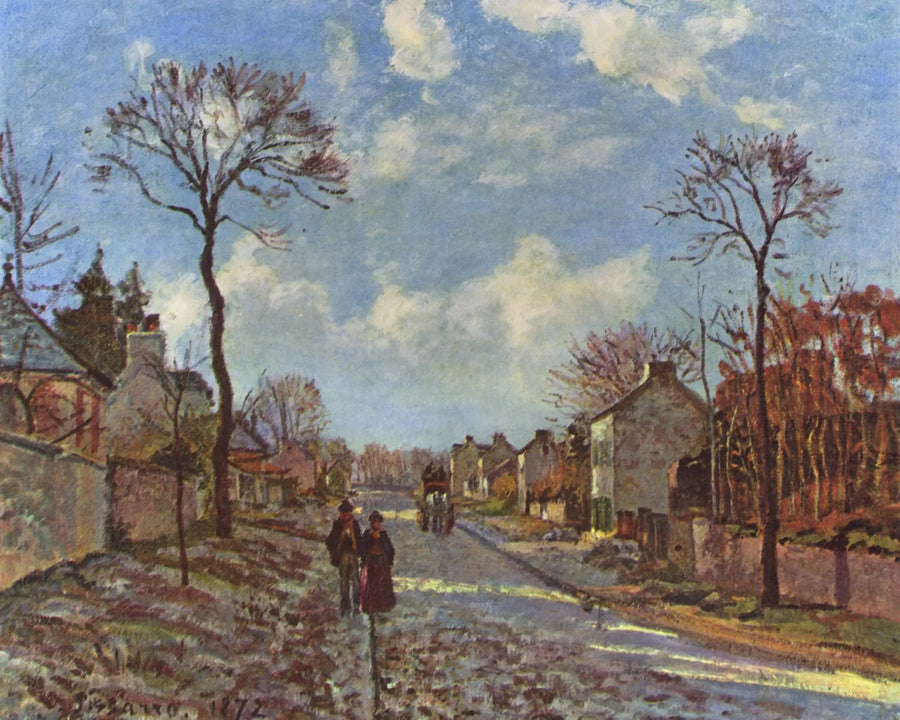 The Road to Louveciennes - Camille Pissarro