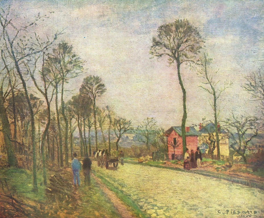 The Road to Louveciennes - Camille Pissarro
