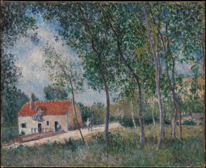 The Road from Moret to Saint-Mammès - Alfred Sisley