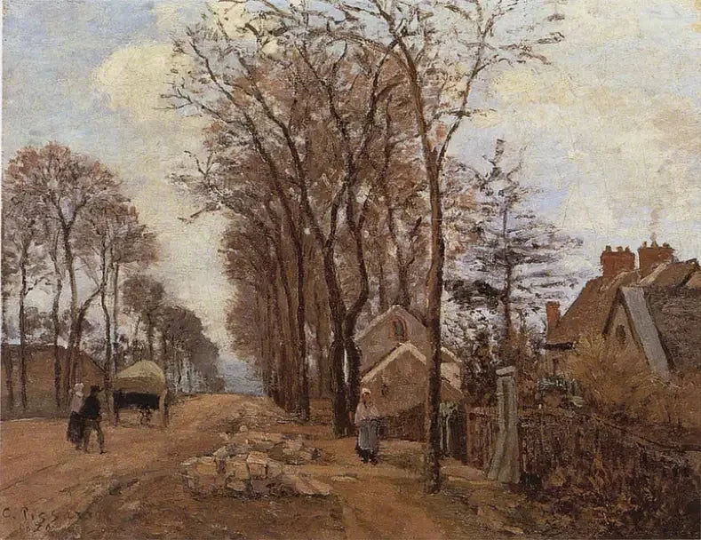 The Road from Saint-Germain to Louveciennes - Camille Pissarro