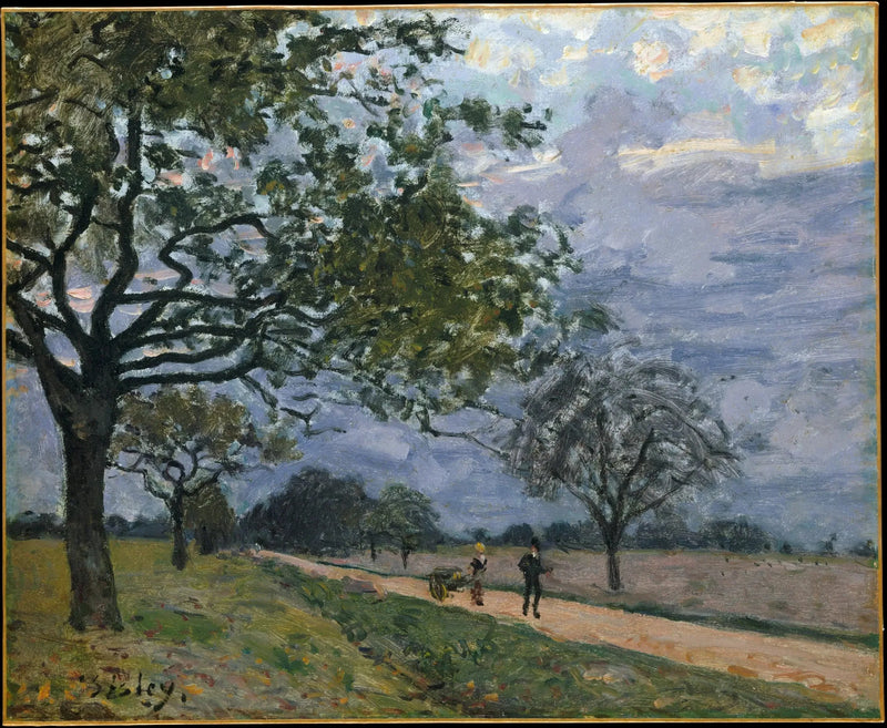 The Road from Versailles to Louveciennes - Alfred Sisley