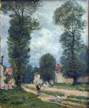 The Road to Versailles - Alfred Sisley