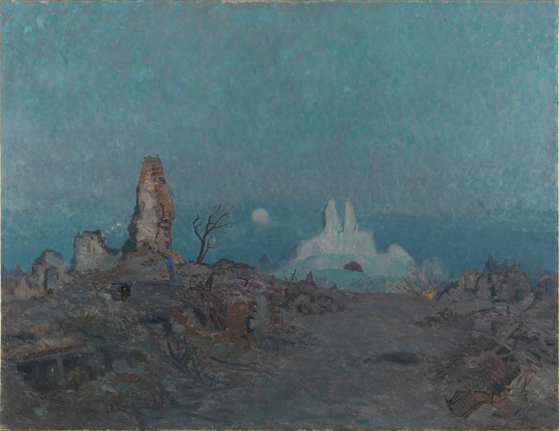 The road below, Hangard - Maurice Galbraith Cullen