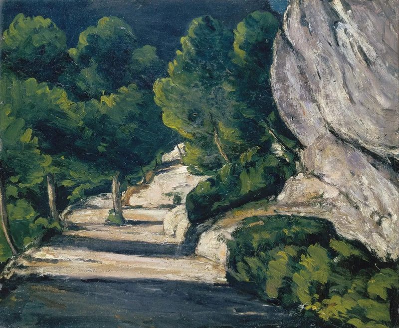The Forest Road - Paul Cézanne