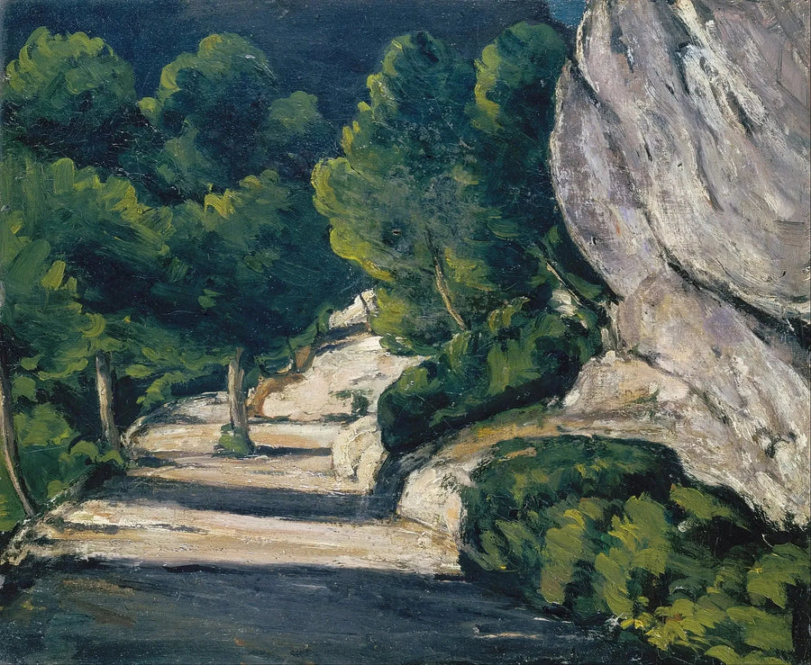 The Forest Road - Paul Cézanne