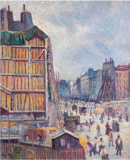 The Rue Réaumur - Maximilien Luce