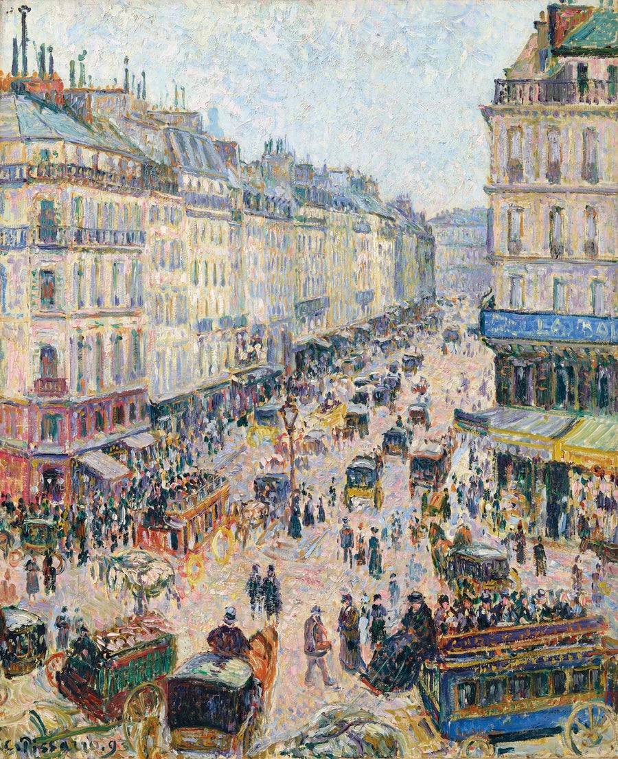 The Street Saint-Lazare, Bright Weather - Camille Pissarro