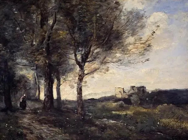 The Ruin - Jean-Baptiste Camille Corot