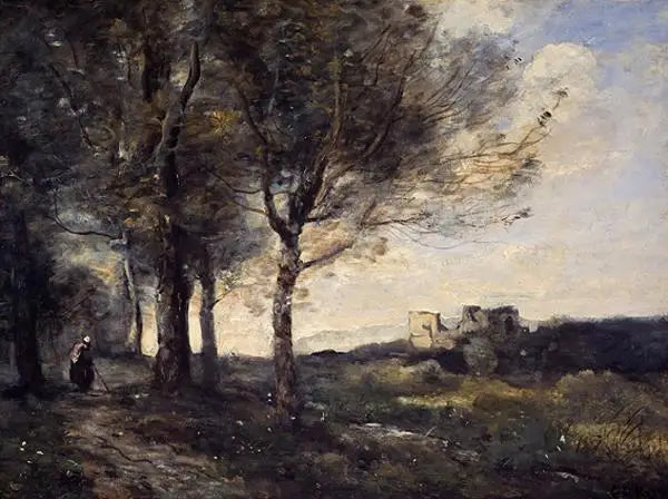 The Ruin - Jean-Baptiste Camille Corot