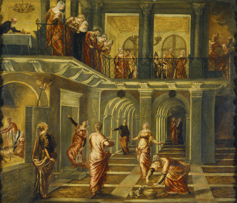 The Wise and the Foolish Virgins - Jacopo Tintoretto