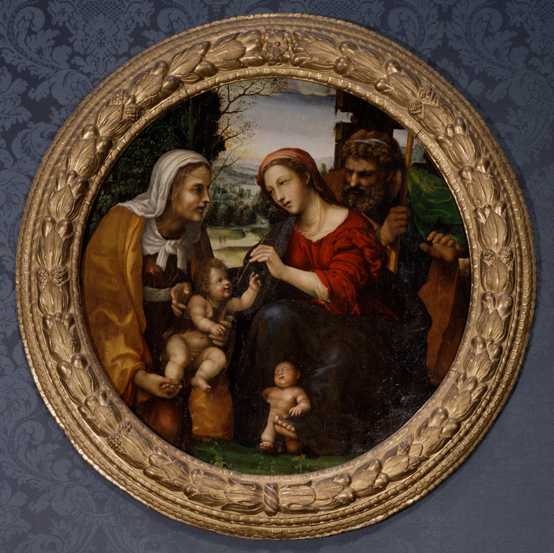 The Holy Family with Saint Elizabeth and the Little Saint John the Baptist - Il Sodoma (Giovanni Antonio Bazzi)