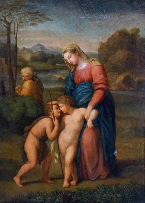 The Holy Family with the infant Saint John the Baptist - Raphael Sanzio