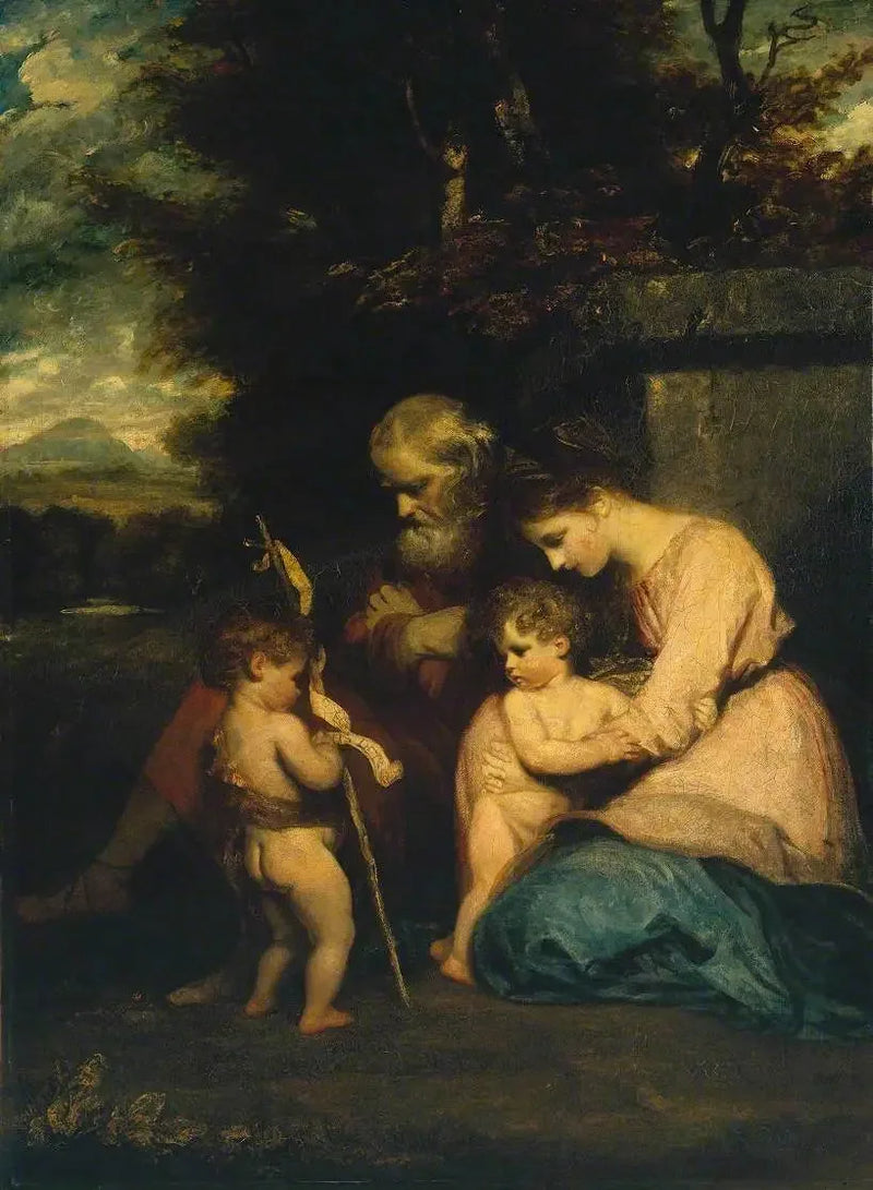The Holy Family with the Child Saint John - Joshua Reynolds