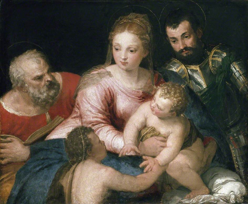 The Holy Family with the Young Saint John the Baptist and Saint George - Paul Véronèse