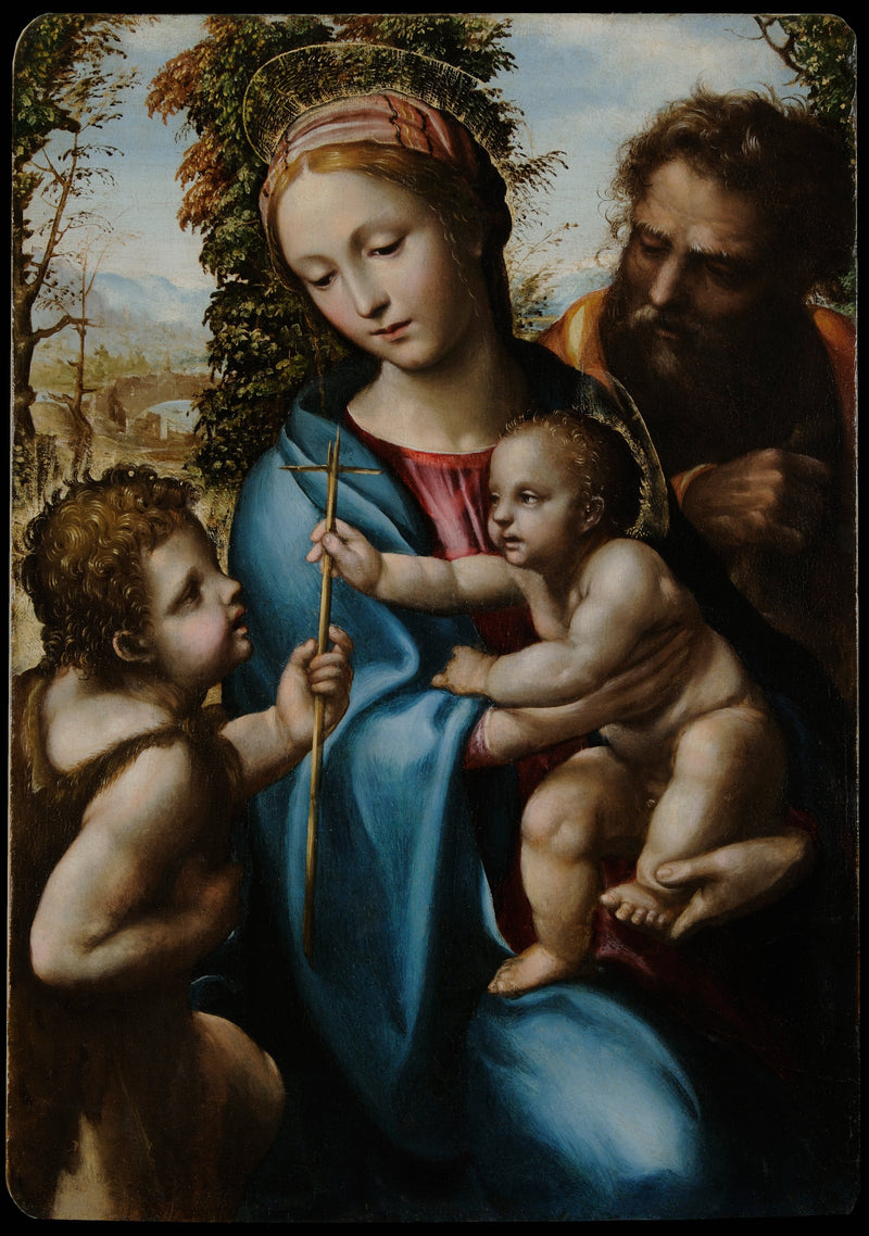 The Holy Family with the Young Saint John - Il Sodoma (Giovanni Antonio Bazzi)