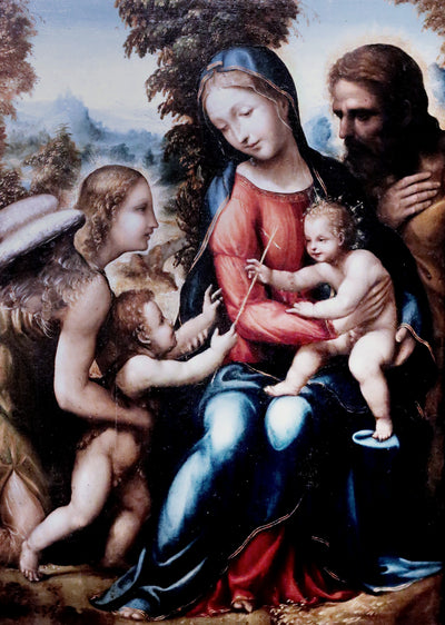La Sainte Famille avec saint Jean Baptiste et un ange - Il Sodoma (Giovanni Antonio Bazzi) - Alpha Reproduction
