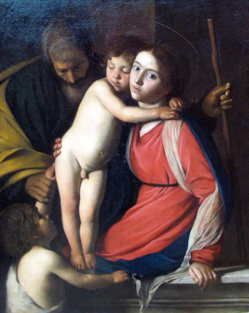 The Holy Family with Saint John the Baptist - Caravaggio