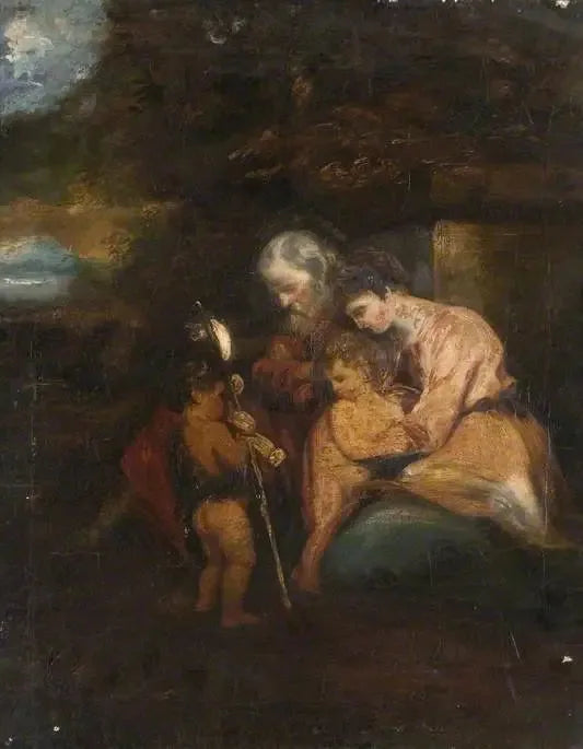 The Holy Family with Saint John - Joshua Reynolds