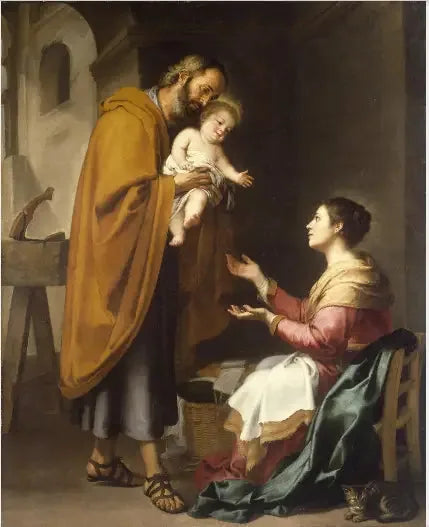 The Holy Family - Bartolomé Esteban Murillo