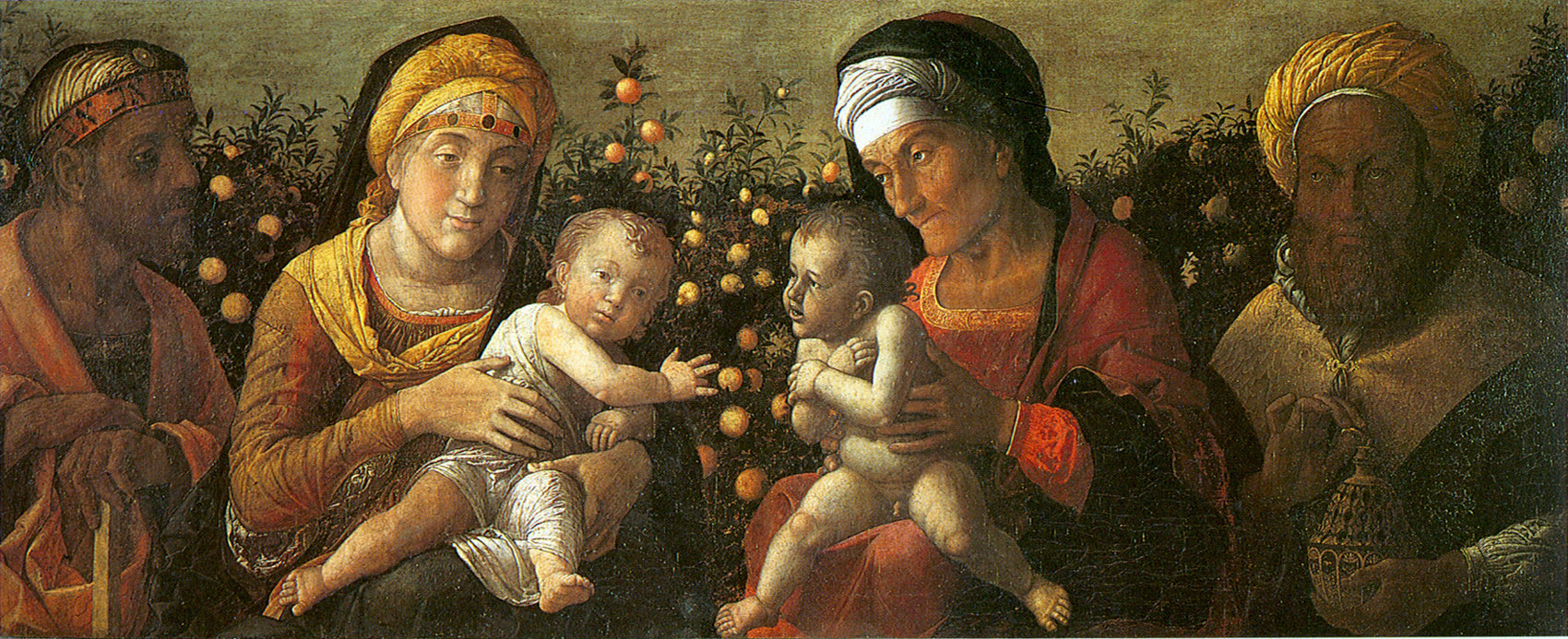La Sainte Famille et la Famille de saint Jean-Baptiste - Andrea Mantegna - Alpha Reproduction