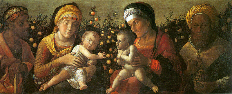 The Holy Family and the Family of Saint John the Baptist - Andrea Mantegna