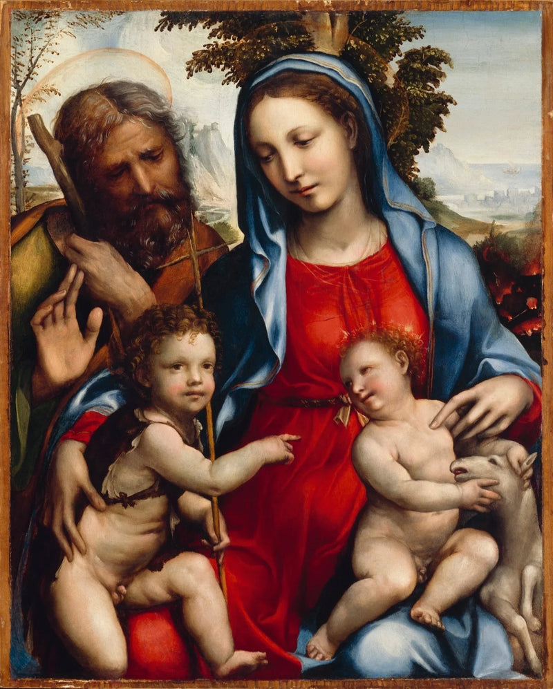 The Holy Family and Saint John - Il Sodoma (Giovanni Antonio Bazzi)