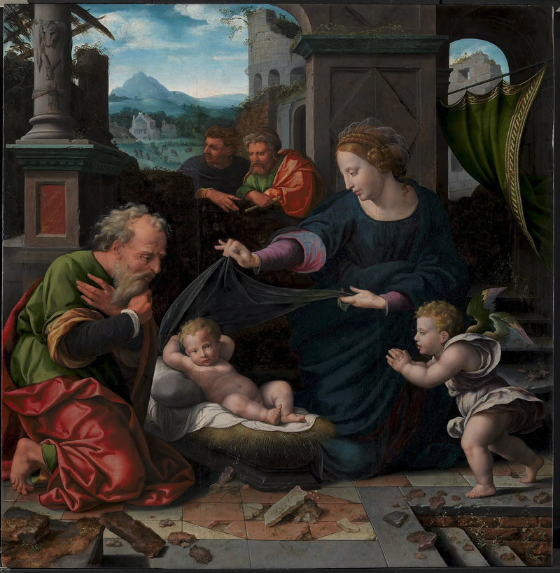 The Holy Family - Joos van Cleve