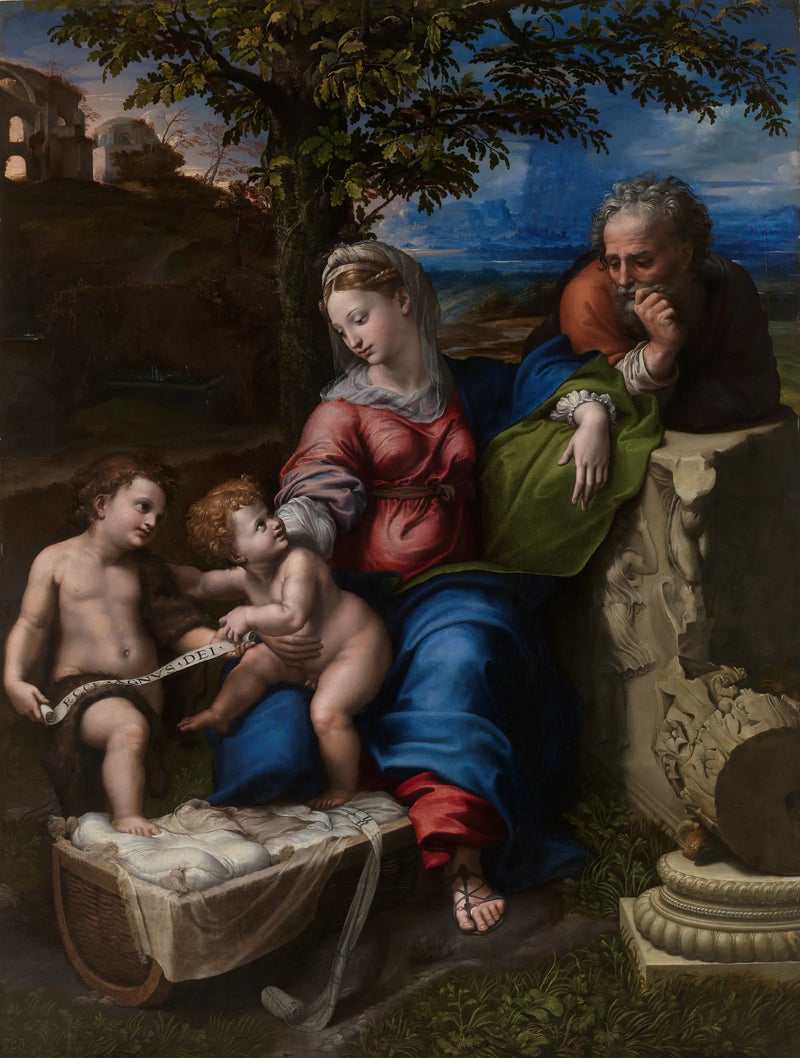 The Holy Family under an Oak - Raphael Sanzio