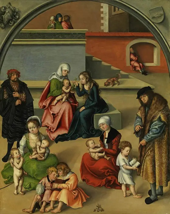 The Holy Kinship - Lucas Cranach the Elder