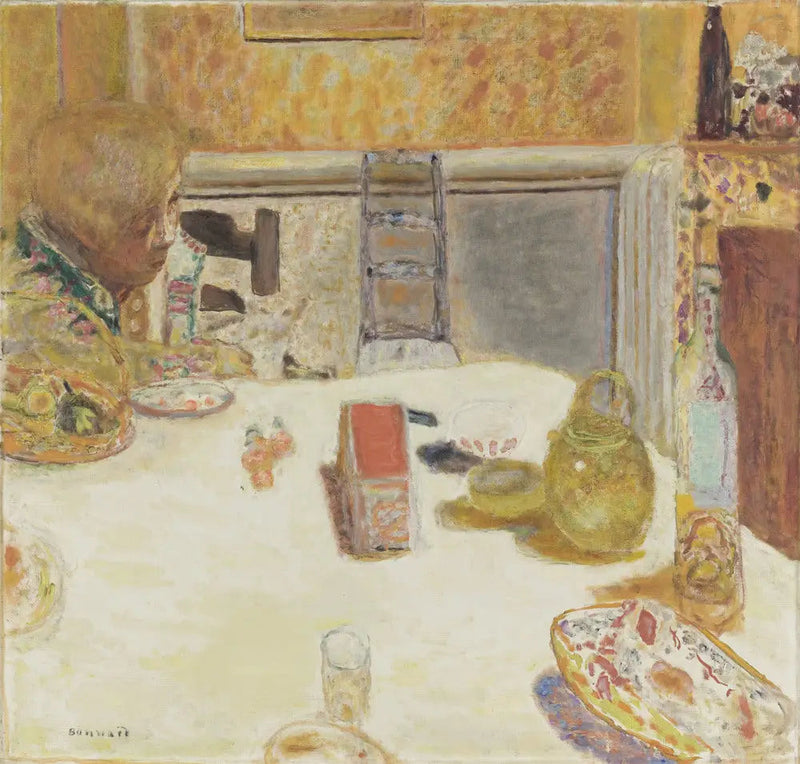 The Dining Room in Cannet - Pierre Bonnard