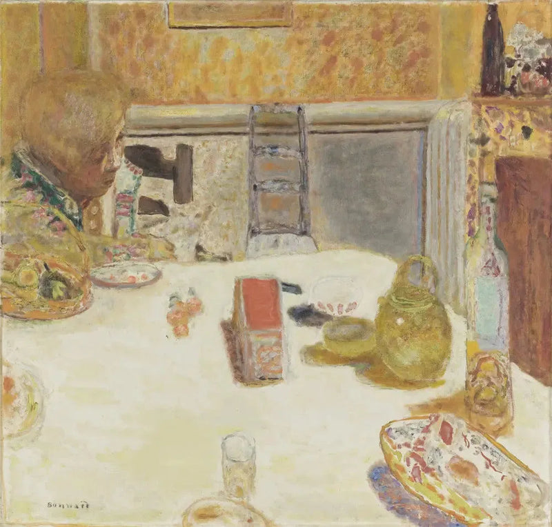 The Dining Room in Cannet - Pierre Bonnard