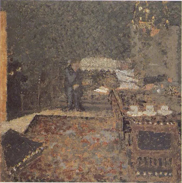 Félix Vallotton's Dining Room at La Naz - Édouard Vuillard